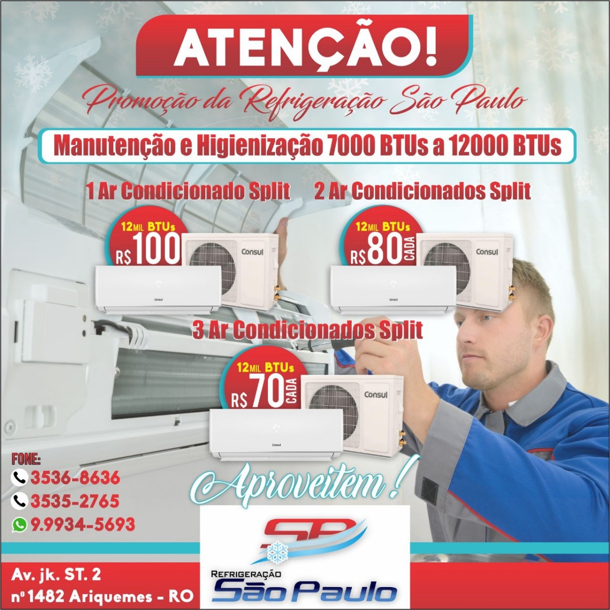 Ar-condicionado Split em Promoção